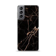 Golden black marble