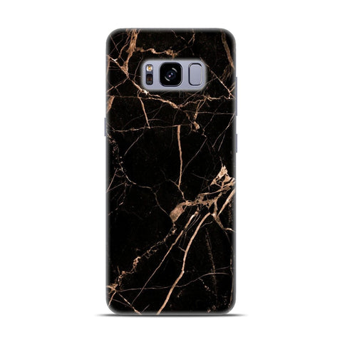 Golden black marble